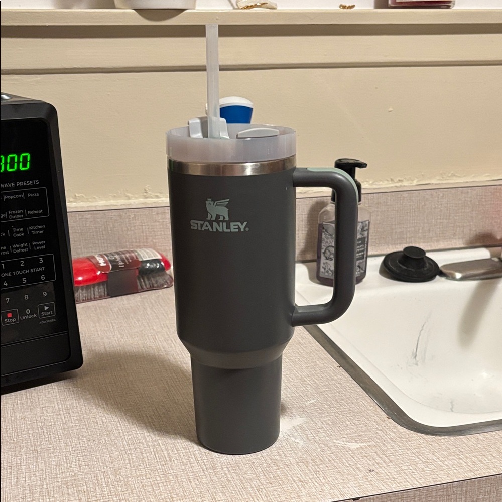 Stanley Charcoal Travel Mug with Handle